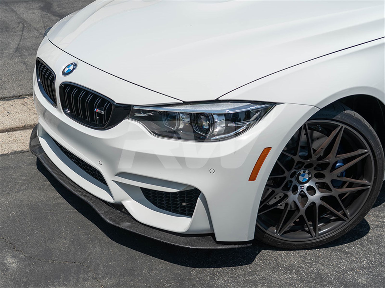 GTX carbon fiber front lip spoiler for BMW F80 M3 F82 F83 M4