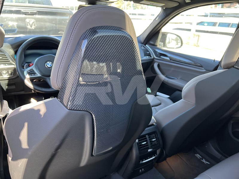 BMW F97 X3M Carbon Fiber Upper Seat Backs