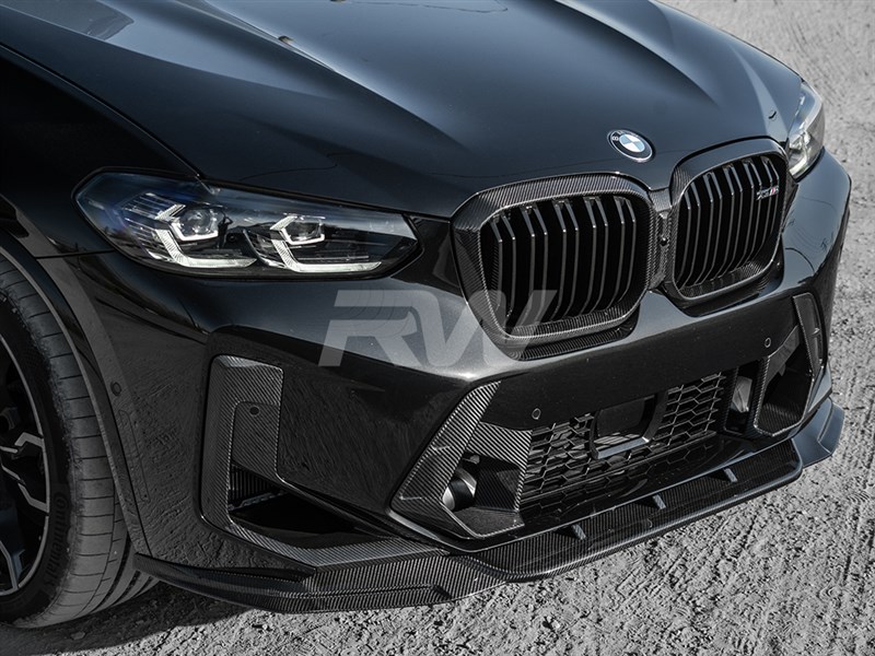 BMW F97 X3M DTM Style Carbon Fiber Front Lip Spoiler