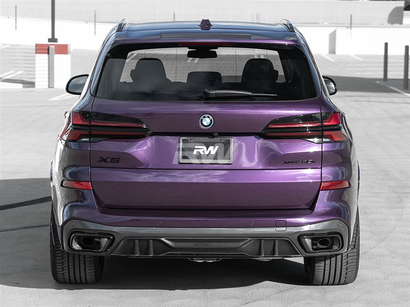 BMW G05 X5 M Sport Performance Style Carbon Fiber Rear Diffuser