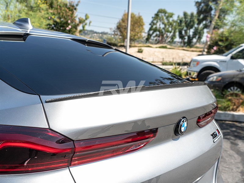 BMW G06 X6/F96 X6M M Style CF Trunk Spoiler