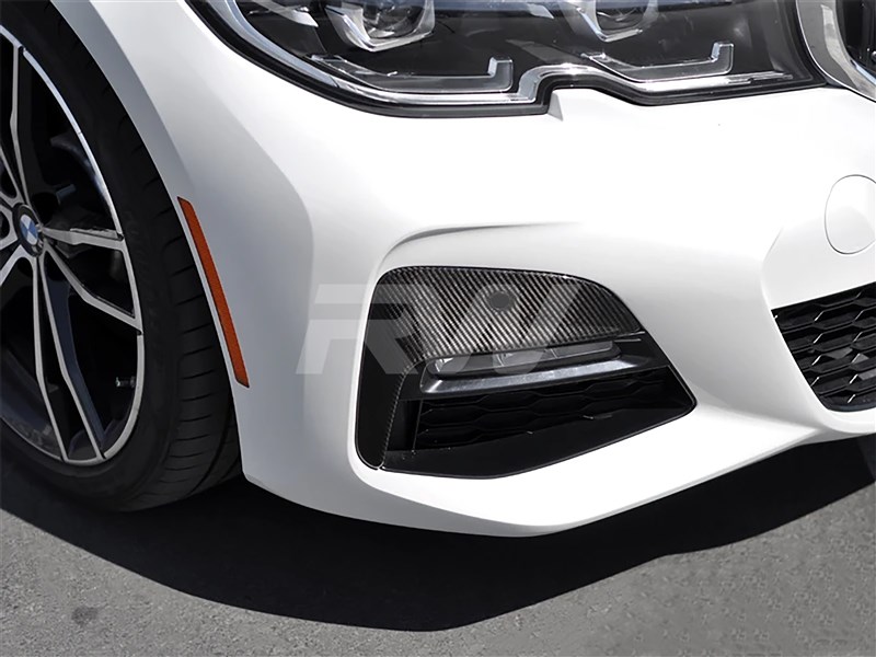 BMW G20 M-Sport Carbon Fiber Front Bumper Trim