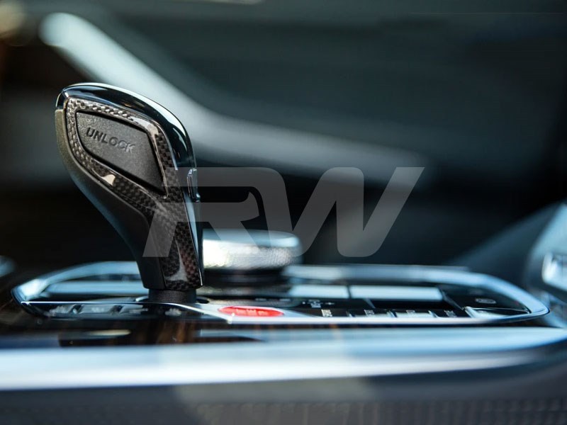 BMW Carbon Fiber Gear Selector Side Trims