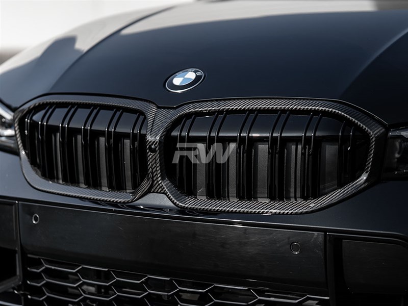 BMW G20 LCI 3-Series 330i M340i Carbon Fiber Grilles