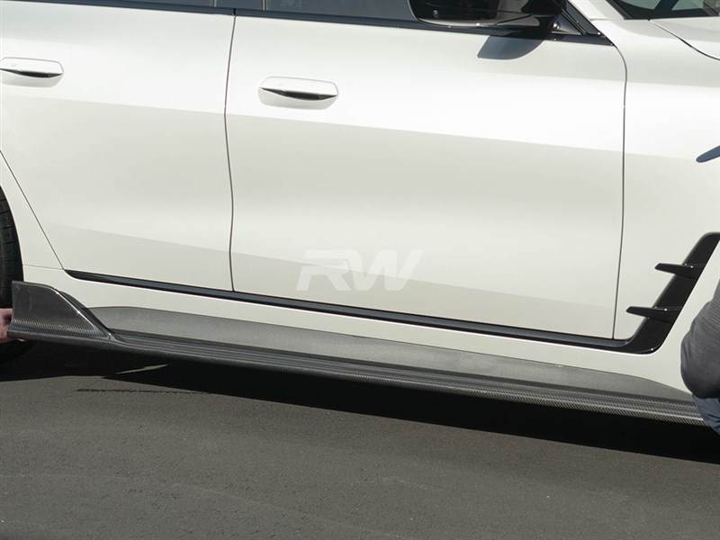 BMW G26 / i4 DTM Style Carbon Fiber Side Skirt Extensions
















