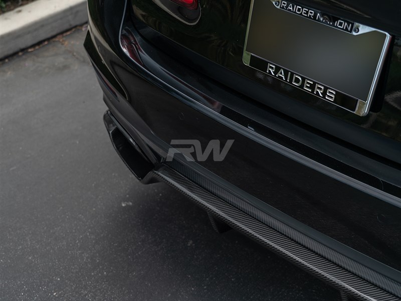 BMW G30 3D Style Carbon Fiber Rear Diffuser 530 540 M550