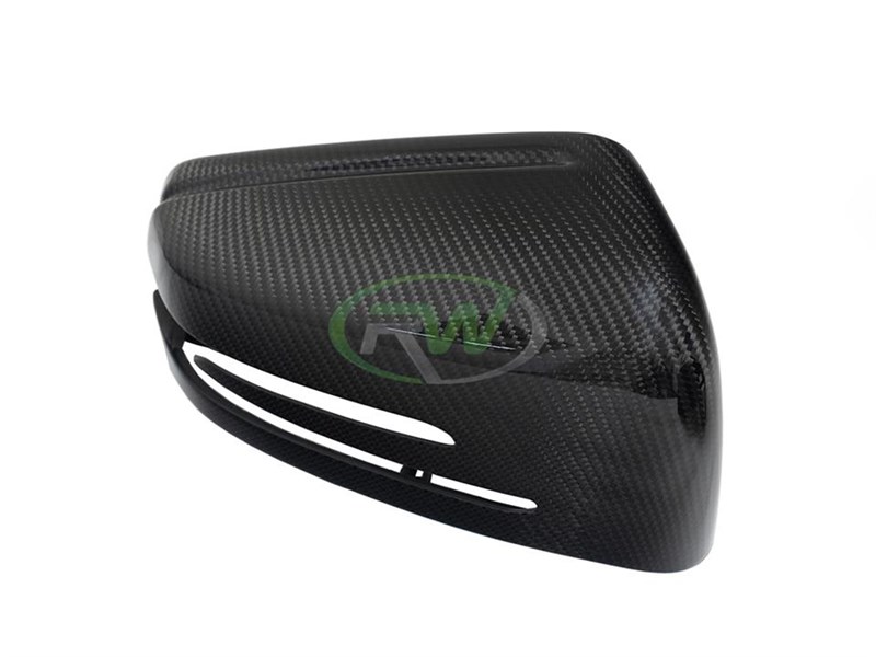 Couvercle de RéTroviseur LatéRal en Fibre de Carbone pour Mercedes Benz  W218 W221 W246 W117 W204 A45 S C 63 AMG