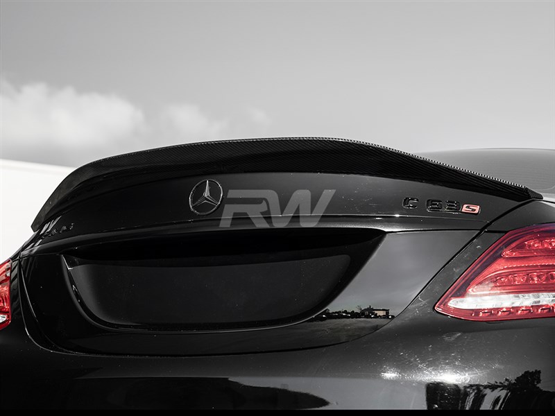 Mercedes W205 Coupe GTX Carbon Fiber Trunk Spoiler C300 C43 C63