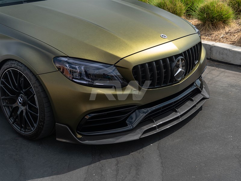 Mercedes Benz W205 C63/C63S AMG GTX Coupe Carbon Fiber Front Lip.