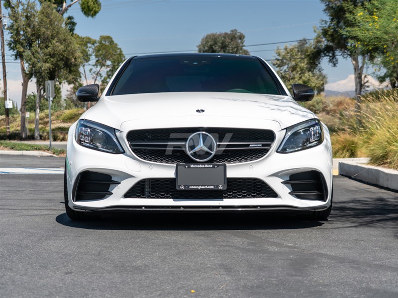 Mercedes Benz Coupe W205 AMG C43 & C200 C250 C300 (2019+) Carbon Fiber  Front Lip - DMC