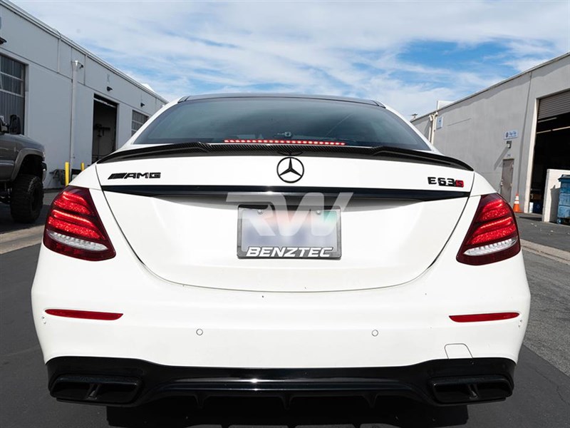 W213 XR Carbon Fiber Trunk Spoiler