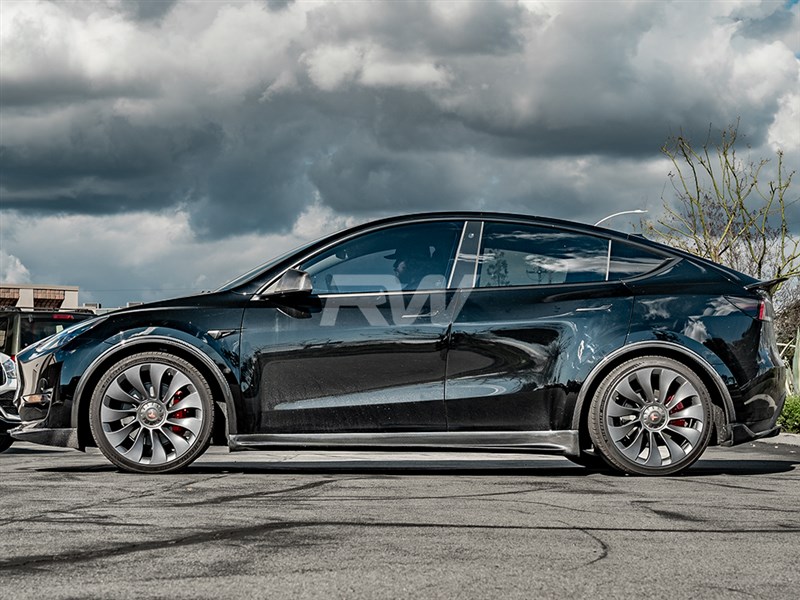 Tesla Model Y Full Carbon Fiber Wheel Arches