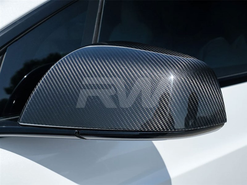 Tesla Model X Carbon Fiber Mirror Covers